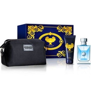 Versace Pour Homme Комплект (EDT 100ml + Shower Gel 100ml + Несесер) за Мъже - Img 1