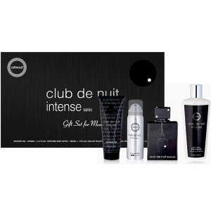Armaf Club De Nuit Intense Man Комплект (EDT 105ml + Deo Spray 50ml + SG 100ml + Shampoo 250ml) за Мъже