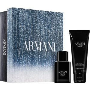 Armani Code Parfum Комплект (Parfum 50ml + SG 75ml) за Mъже