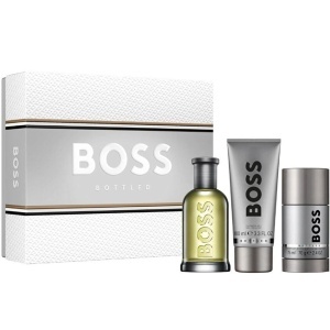 Boss Bottled Комплект (EDT 100ml + Deo Stick 75ml + SG 100ml) за Мъже