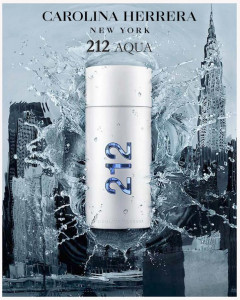 Carolina Herrera 212 Men Aqua EDT 100ml за Мъже БЕЗ ОПАКОВКА - Img 2