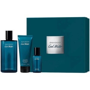 Davidoff Cool Water Комплект (EDT 125ml + EDT 15ml + SG 75ml) за Мъже