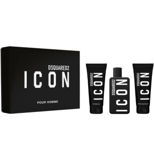 Dsquared2 Icon Pour Homme Комплект (EDP 100ml + AS Balm 100ml + SG 100ml) за Мъже