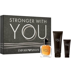 Emporio Armani Stronger With You Комплект (EDT 50ml + AS Balm 20ml + SG 75ml) за Мъже