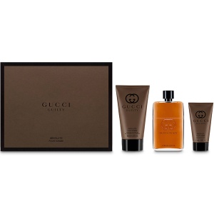 Gucci Guilty Absolute Комплект (EDP 90ml + AS Balm 50ml + SG 150ml) за Мъже
