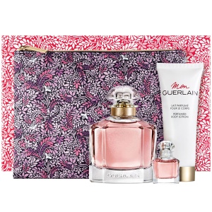 Guerlain Mon Guerlain Комплект (EDP 100ml + EDP 5ml + BL 75ml + Bag) за Жени