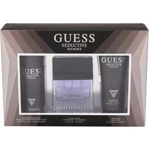 Guess Seductive Homme Комплект (EDT 100ml + SG 200ml + Deo Spray 226ml) за Мъже