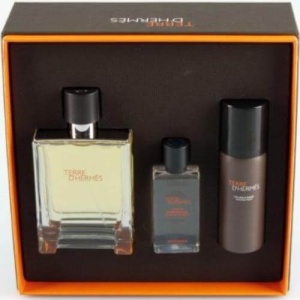 Hermes Terre D'Hermes Комплект (EDT 100ml + AS Lotion 40ml + SF 50ml) за Мъже