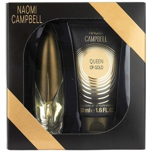Naomi Campbell Queen of Gold Комплект (EDT 15ml + Shower Gel 50ml) за Жени