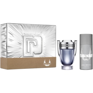Paco Rabanne Invictus Комплект (EDT 100ml + Deo Spray 150ml) за Мъже - Img 1