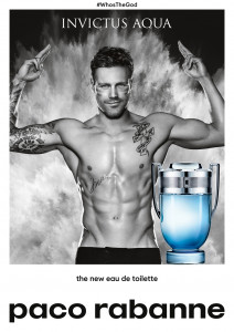 Paco Rabanne Invictus Aqua 2018 Комплект (EDT 100ml + EDT 10ml) за Мъже - Img 2