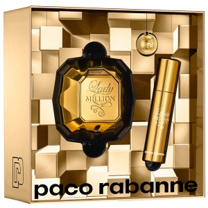 Paco Rabanne Lady Million Комплект (EDP 50ml + EDP 10ml + Ключодържател) за Жени