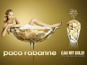Paco Rabanne Lady Million Eau My Gold! EDT 50ml за Жени - Img 3