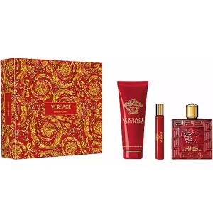 Versace Eros Flame Комплект (EDP 100ml + EDP 10ml + SG 150ml) за Мъже