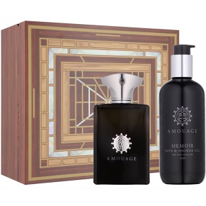 Amouage Memoir Man Комплект (EDP 100ml + SG 300ml) за Мъже