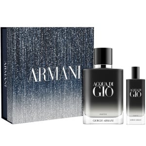 Armani Acqua Di Gio Parfum Комплект (Parfum 100ml + Parfum 15ml) за Мъже - Img 1