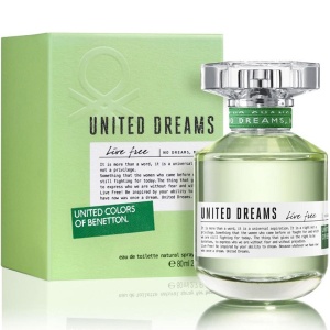 Benetton United Dreams Live Free EDT 80ml за Жени