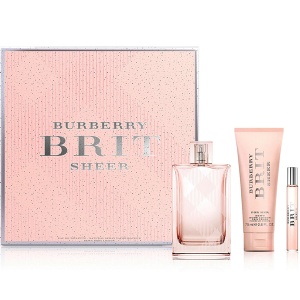 Burberry Brit Sheer Комплект (EDT 100ml + EDT 7.5ml + BL 75ml) за Жени