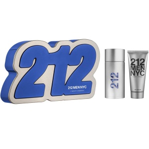 Carolina Herrera 212 Комплект (EDT 100ml + Shower Gel 100ml) за Мъже - Img 1