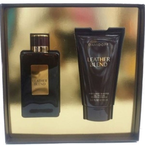 Davidoff Leather Blend Комплект (EDP 100ml +Shower Gel 150 ml) за Мъже - Img 1