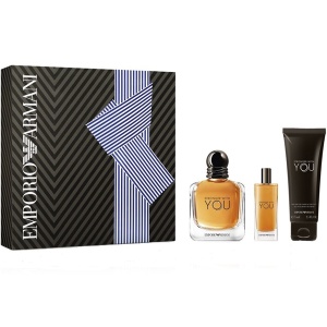 Emporio Armani Stronger With You Комплект (EDT 100ml + EDT 15ml + SG 75ml) за Мъже