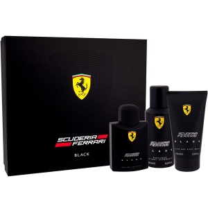Ferrari Scuderia Ferrari Black Комплект (EDT 125ml + Deo Spray 150ml + SG 150ml) за Мъже - Img 1