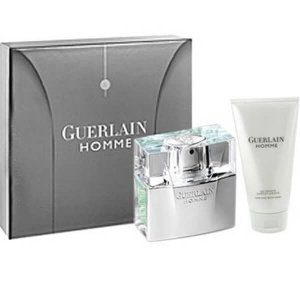 Guerlain Homme Комплект (EDT 80ml + SG 75ml) Travel за Мъже