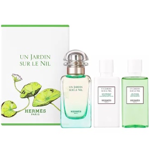 Hermes Un Jardin Sur Le Nil Комплект (EDT 50ml + BL 40ml + SG 40ml) за Мъже и Жени