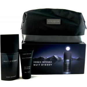 Issey Miyake Nuit D'Issey Комплект (EDT 75ml + SG 50ml + Несесер) за Мъже