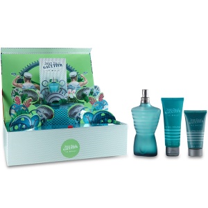 Jean Paul Gaultier Le Male Комплект (EDT 125ml + SG 75ml + AS Balm 50ml) за Мъже