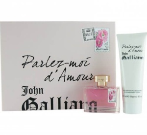 John Galliano Parlez-Moi D'Amour Set (EDP 50ml + Body Lotion 125ml) за Жени