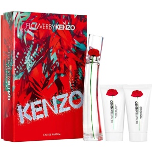 Kenzo Flower by Kenzo Комплект (EDP 50ml + Body Milk 50ml + Shower Cream 50ml) за Жени
