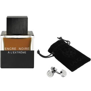 Lalique Encre Noire A L'Extreme Комплект (EDP 50ml + Ръкавели) за Мъже