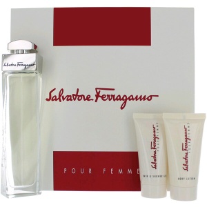 Salvatore Ferragamo Pour Femme Комплект (EDP 100ml + BL 50ml + SG 50ml) за Жени