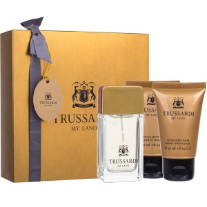 Trussardi My Land Комплект (EDT 30ml + AS Balm 30ml + SG 30ml) за Мъже