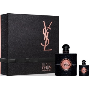 YSL Black Opium Комплект (EDP 50ml + EDP 7.5ml + Bag) за Жени