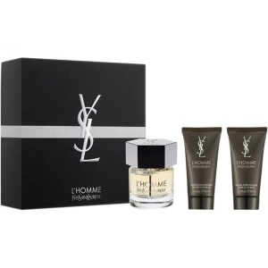 YSL L'Homme Комплект (EDT 60ml + SG 50ml + AS Balm 50ml) за Мъже
