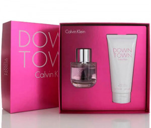 Calvin Klein Downtown Комплект (EDP 90ml + Body Lotion 200ml) за Жени - Img 3