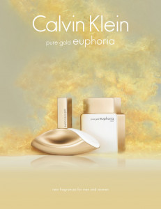 Calvin Klein Pure Gold Euphoria EDP 100ml за Жени БЕЗ ОПАКОВКА - Img 2