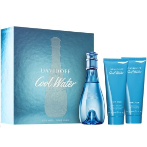 Davidoff Cool Water Комплект (EDT 100ml + BL 75ml + SG 75ml) за Жени