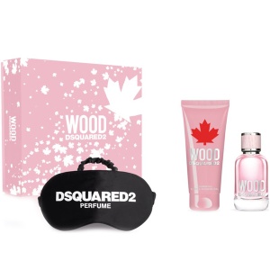 Dsquared2 Wood for Her Комплект (EDT 50ml + SG 100ml + Night Mask) за Жени