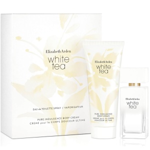 Elizabeth Arden White Tea Комплект (EDT 50ml + Body Cream 100ml) за Жени - Img 1