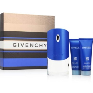 Givenchy Pour Homme Blue Label Комплект (EDT 100ml + AS Balm 75ml + SG 75ml) за Мъже