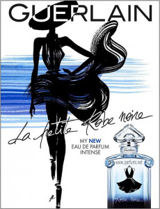 Guerlain La Petite Robe Noire Intense Комплект (EDP 50ml + Lipstick + Bag) за Жени