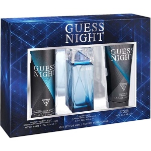 Guess Night Комплект (EDT 100ml + Shower Gel 200ml + Deo Spray 226ml) за Мъже