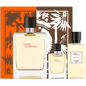 Hermes Terre D'Hermes Комплект (EDT 100ml + EDT 5ml + SG 40ml) за Мъже - Img 1