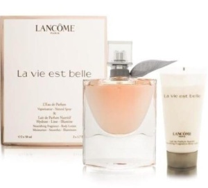 Lancome La Vie Est Belle Комплект (EDP 50ml + Body Lotion 50ml) за Жени - Img 1