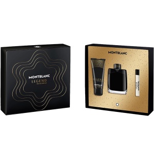 Montblanc Legend Eau de Parfum Комплект (EDP 100ml + SG 100ml + EDT 7.5ml) за Мъже - Img 1