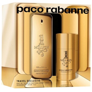 Paco Rabanne 1 Million Комплект (EDT 100ml + Deo Stick 75ml) за Мъже - Img 1