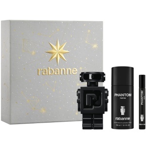 Paco Rabanne Phantom Parfum Комплект (Parfum 100ml + Deo Spray 150ml + Parfum 10ml) за Мъже